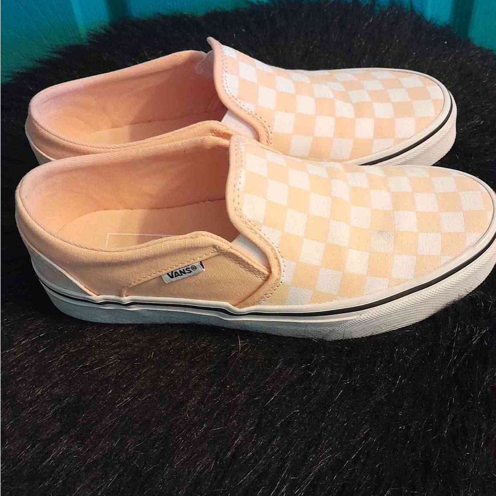 Vans size 6.5 adorable slip ons. New without box.